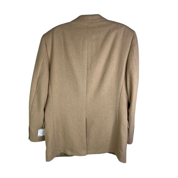 Jos A Bank Blazer Mens 39 Reg Tan Executive Collection 100% Camel Hair NWT - Picture 3 of 10